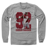 Mens Long Sleeve Heather Gray