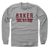 Mens Long Sleeve Heather Gray