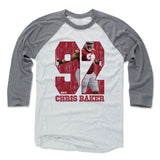 Mens Baseball T-Shirt Heather Gray / Ash