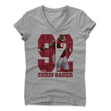 Womens Women's V-Neck Athletic Gray