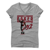 Womens Women's V-Neck Athletic Gray